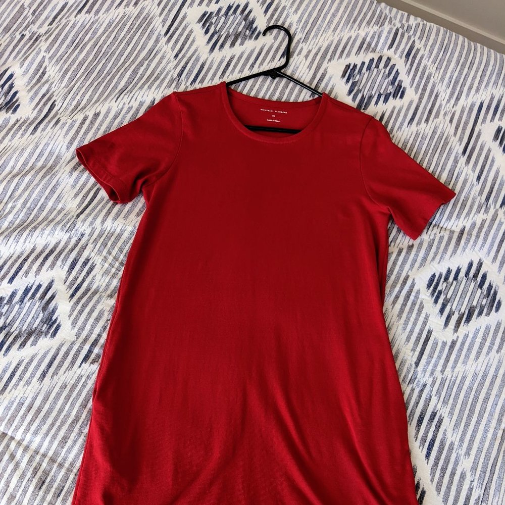 Universal Standard T Shirt dress with pockets!